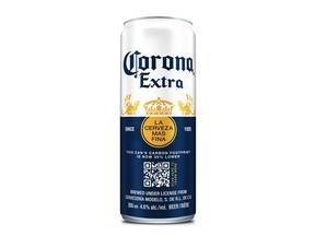 The Corona Canada specially-marked, low carbon beverage cans are being piloted in Ontario
