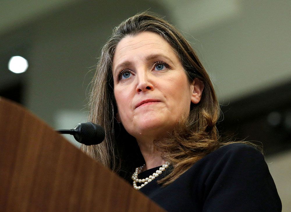 Chrystia Freeland lays out $8.9 billion affordability plan to tackle inflation