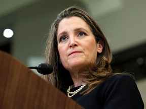 Deputy Prime Minister Chrystia Freeland outlined the federal government’s $8.9 billion “Affordability Plan” Thursday.