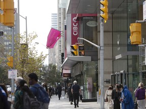 A Canadian Imperial Bank of Commerce (CIBC) branch in Toronto.