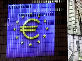 News of the European Central Bank meeting sent the euro up more than half a percent to 1.0487 against the dollar, Italian 10-year bond yields fell 22 basis points and Italian stock futures rose sharply.