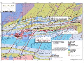 Anik property – Summary of the 2021-2022 drilling campaign
