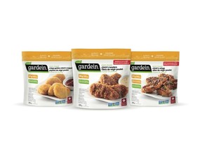 Gardein Plant-Based Golden Chick'n Nuggets, Nashville-Style Hot Chick'n Tenders and Spicy Gochujang Style Chick'n Wings