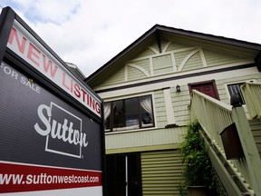 B.C. home sales were down 35 per cent in May from a year ago.