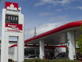 A Petro-Canada gas station in Vancouver.