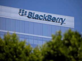 A Blackberry office tower in Irvine, California.
