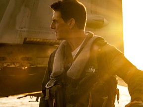 Tom Cruise plays Captain Pete 'Maverick' Mitchell in Top Gun: Maverick.