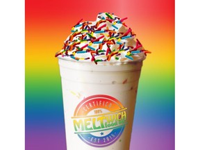 Meltwich Food Co. Pride Shake will be available to purchase for the month of June.