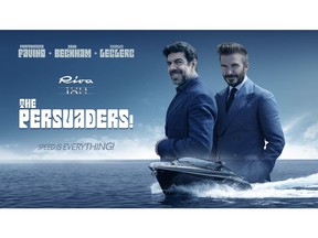 A short film for the brand 'Riva' 180th anniversary in a classy action movie with Pierfrancesco Favino, David Beckham and Charles Leclerc