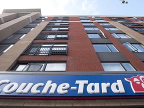 A Couche Tard convenience store is shown in Montreal, Friday, October 5, 2012.