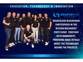 SourceLess Blockchain and Qommodity at Bitcoin Bucharest 2022