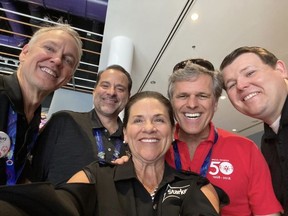 Starkey and Special Olympics leaders celebrate the opening ceremonies for the 2022 Special Olympics USA Games in Orlando, Florida.