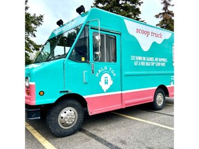 Keep an eye out for the brightly coloured Halo Top Scoop Truck as it makes its way across Ontario, handing out scoops of deliciousness