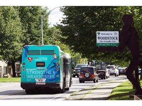 Pictured above: Woodstock Transit has selected PATTISON Outdoor Advertising as its new media partner