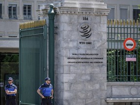 The headquarters of the World Trade Organization in Geneva.