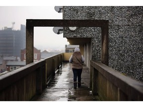 Nearly 4.5 million British families are in serious financial difficulty 2 ROCHDALE, ENGLAND - JANUARY 08: A woman walks along an elevated walkway on Falinge Estate, which has been rated England's most deprived area for the fifth year running, on January 8, 2013 in Rochdale, England England. According to data provided by the Department of Communities and Local Government, 72% of the region's inhabitants are unemployed and 7% have never had a job. Four out of five children on the estate live in poverty, with the area having one of the highest teenage pregnancy rates in the country. During today's debate in the House of Commons, the Government urged MPs to back their planned 1% cap on annual benefit increases and certain tax credits for three years from next April . Benefits paid to people of working age have always increased in line with the rate of inflation.