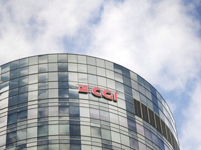 The CGI headquarter is seen Thursday, May 31, 2012 in Montreal. CGI Inc. is reporting a major earnings boost in its latest quarter, roughly in line with analyst expectations.