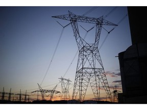Transmission lines in Winfield, West Virginia. &ampnbsp;Photographer: Luke Sharrett/Bloomberg