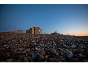 EDF's Sizewell A, left, and B, right, nuclear power stations in Sizewell, U.K.