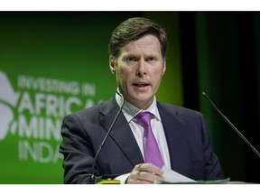 Duncan Wanblad, chief executive officer of Anglo American Plc, speaks on the opening day of the Investing in African Mining Indaba in Cape Town, South Africa, on Monday, May 9, 2022. Mining executives, investors and government ministers are meeting in Cape Town for the African Mining Indaba, the continent's biggest gathering of one of its most vital industries.