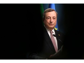 Mario Draghi Photographer: Valeria Mongelli/Bloomberg