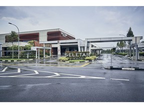 Seletar Airport in Singapore.