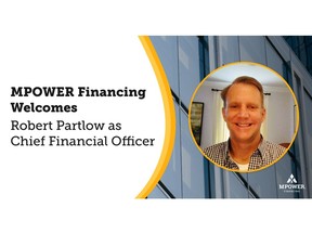 MPOWER Financing welcomes Robert Partlow as Chief Financial Officer