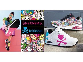 Skechers collaborates with tokidoki on limited-edition fashion sneaker collection.