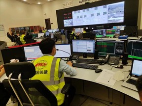 Hytera dispatching system in the control center of Makkah Metro