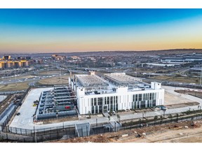 JNB11 data center on Vantage Data Centers' developing 80MW campus in Johannesburg, South Africa.