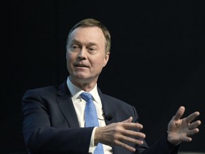 Teck Resources chief executive Don Lindsay at a mining conference in Australia, in 2018.