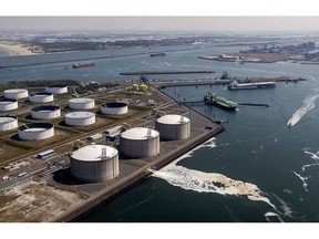 The Liquid Natural Gas (LNG) terminal on the Maasvlakte in Rotterdam. Photographer: Koen Van Weel/AFP/Getty Images