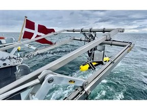 Kraken's ALARS Deploying KATFISH from a Danish Minehunter