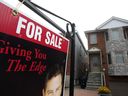 The CMHC report predicts home prices will fall five per cent if the Bank of Canada raises its interest rate to 3.5 per cent. 
