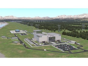 Illustration of an IMSR cogeneration plant supplying an industrial facility