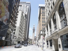 Office buildings in downtown Toronto.