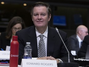 Edward Rogers, chairman of Rogers Communications Inc., in Gatineau, Quebec.