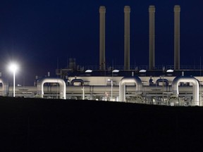 A receiving station belonging to the halted Nord Stream 2 gas pipeline from Russia to Germany. Germany is currently rationing natural gas in an effort to fill its reserves before winter arrives as it grapples with the energy fallout from Russia's attack on Ukraine.