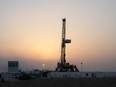 An oil rig in Iraq.