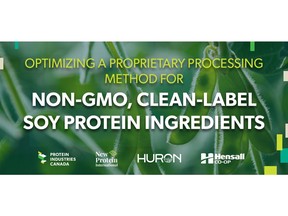 Optimizing a proprietary processing method for non-GMO, clean-label soy protein ingredients