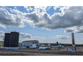 Photo of Acceleware's Commercial Test Site at Marwayne, AB - July 2022