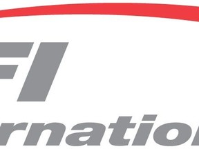 TFI International logo is seen in this undated photo.