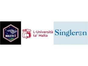 Logos for MALETH II, the University of Malta, and Singleron.