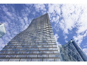 TELUS Sky is a 60-storey LEED Platinum landmark in Calgary that bridges sustainability with urban life, incorporating 326 rental homes alongside 750,000 square feet of office and retail space.
