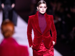 Tom Ford fashions are on display during New York Fashion Week in 2019 in New York City.