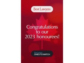 2023 Best Lawyers Honourees