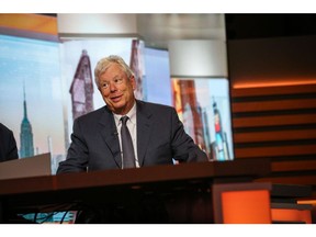 Richard Thaler, co-founder of Fuller & Thaler Asset Management Inc., speaks during a Bloomberg Television interview in New York, U.S., on Tuesday, April 24, 2018. Thaler discussed the markets and the NFL draft.