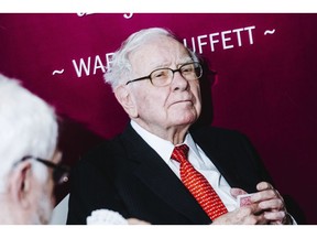 Warren Buffet, chairman and chief executive officer of Berkshire Hathaway Inc., plays bridge at an event on the sidelines of the Berkshire Hathaway annual shareholders meeting in Omaha, Nebraska, U.S., on Sunday, May 6, 2019. The annual shareholders' meeting doubles as a showcase for Berkshire's dozens of businesses and a platform for its billionaire chairman and CEO to share his investing philosophy with thousands of fans.