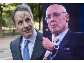 Timothy Geithner and Henry Paulson