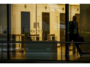The headquarters of Aviva Plc, in London. Photographer: Hollie Adams/Bloomberg